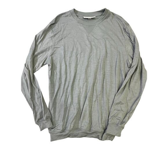 Icebreaker Men's Merino 150 Lon Sleeve Pullover, Small Wool/Nylon Baselayer Blue - Picture 2 of 12